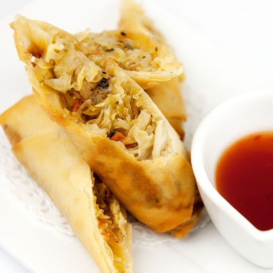 Veggie Spring Rolls Platter